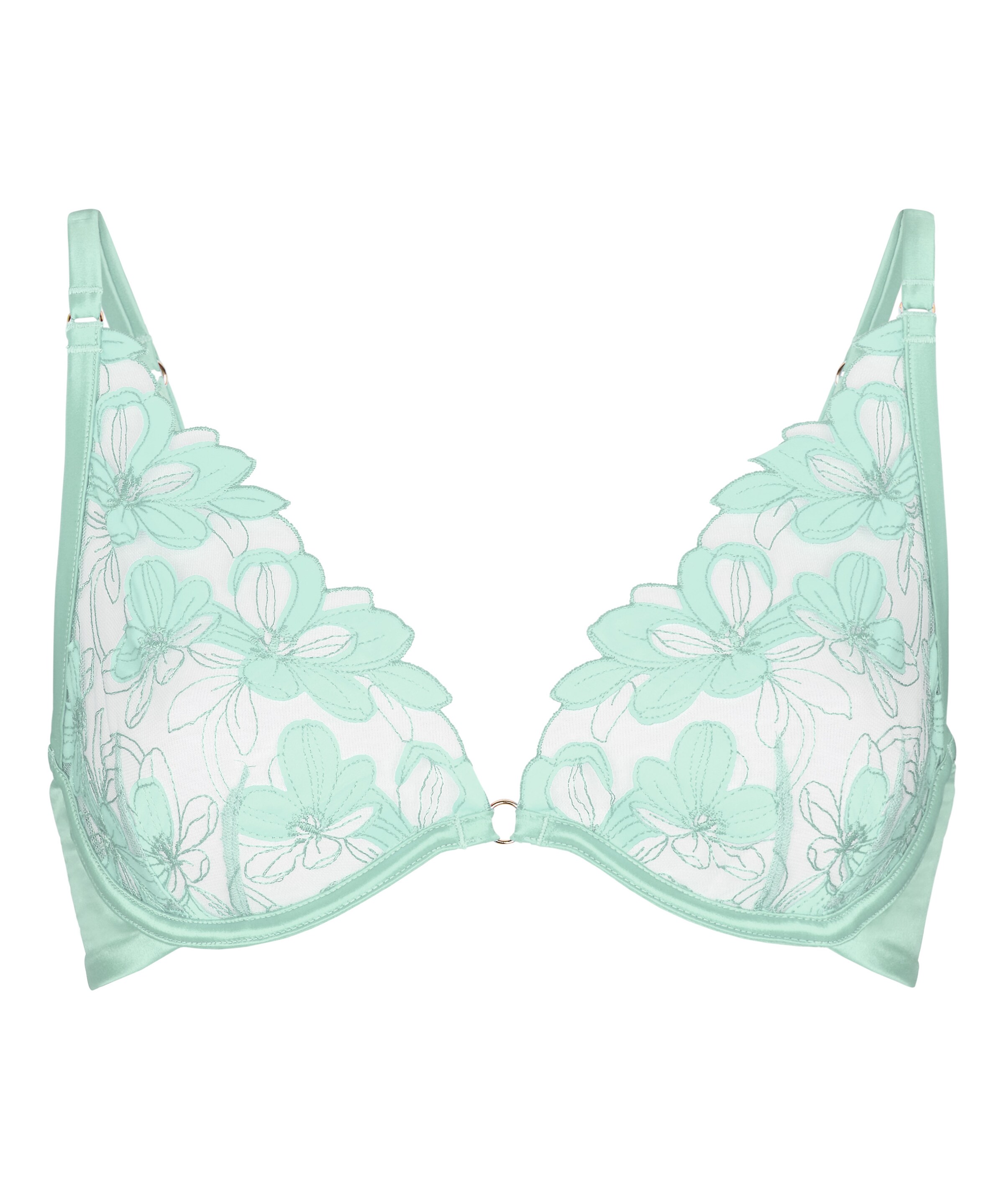 Hunkemöller Triangel BH 'Beatrice' in Groen: voorkant