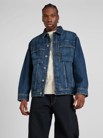 G-Star RAW Between-Season Jacket in Blue: front