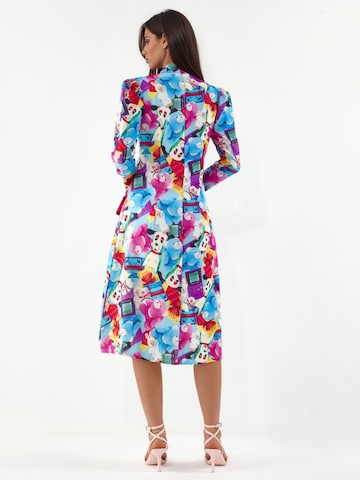 MSN Collection - Vestido em mistura de cores