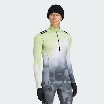 ADIDAS TERREX Sportsweatshirt in Geel: voorkant