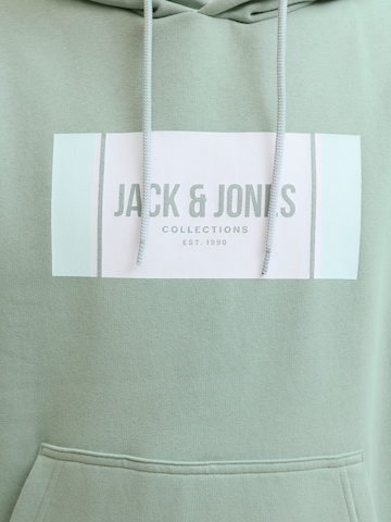 Bluză de molton 'JJHAYATO' de la JACK & JONES pe verde