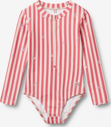 WHEAT Badpak 'Margot' in Rood: voorkant