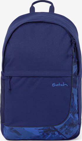 Satch Backpack 'Fly' in Blue: front