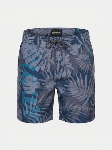 Shorts de bain KOROSHI en bleu