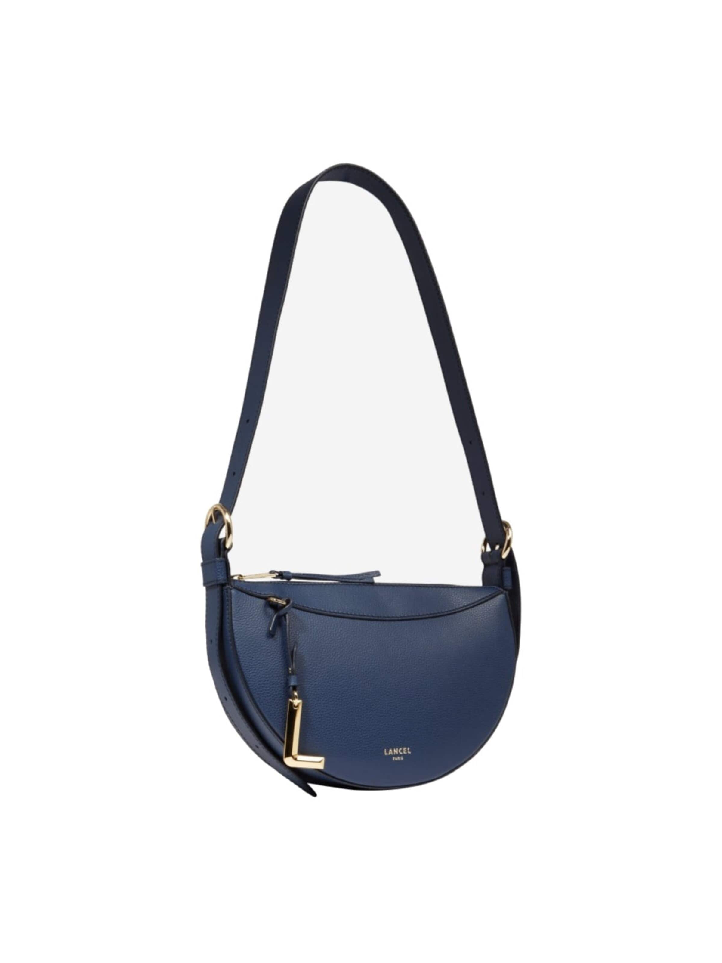LancelRučna torbica 'Lancel Sac demi lune Faubourg Ultramarine Femme' - plava boja