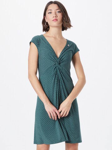 Rochie 'Comfrey' de la Ragwear pe verde: față