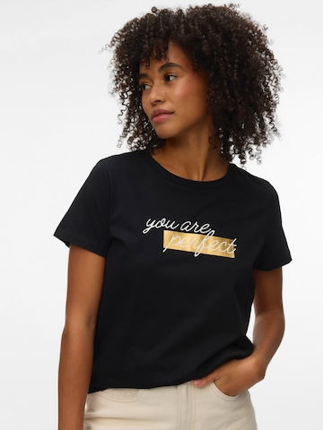 VERO MODA Póló 'VMIDEA' - fekete: elől