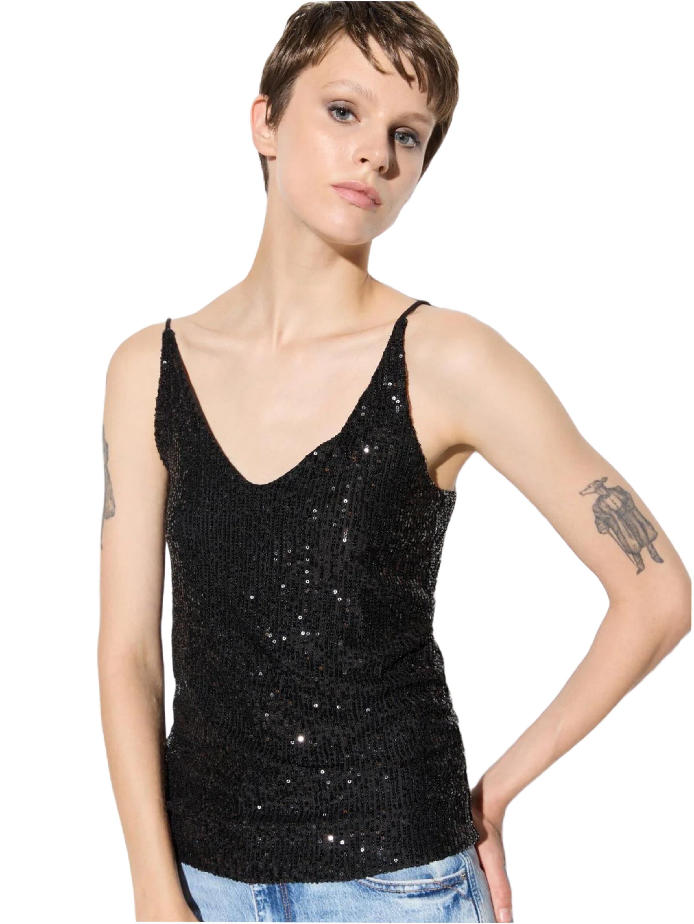 Chemisier No Matter What en noir : devant