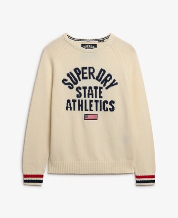 Pull-over 'Slouchy Intarsia' Superdry en gris
