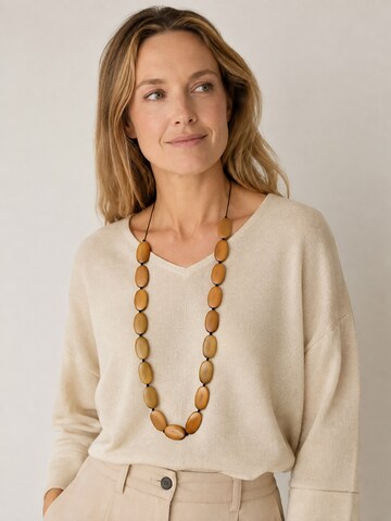 COLLEZIONE ALESSANDRO Necklace 'Charu' in Brown