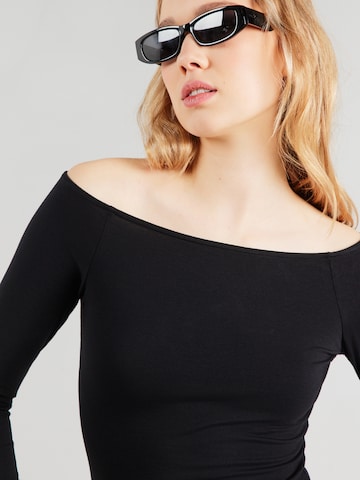 Body a maglietta 'Hanne' di ABOUT YOU in nero