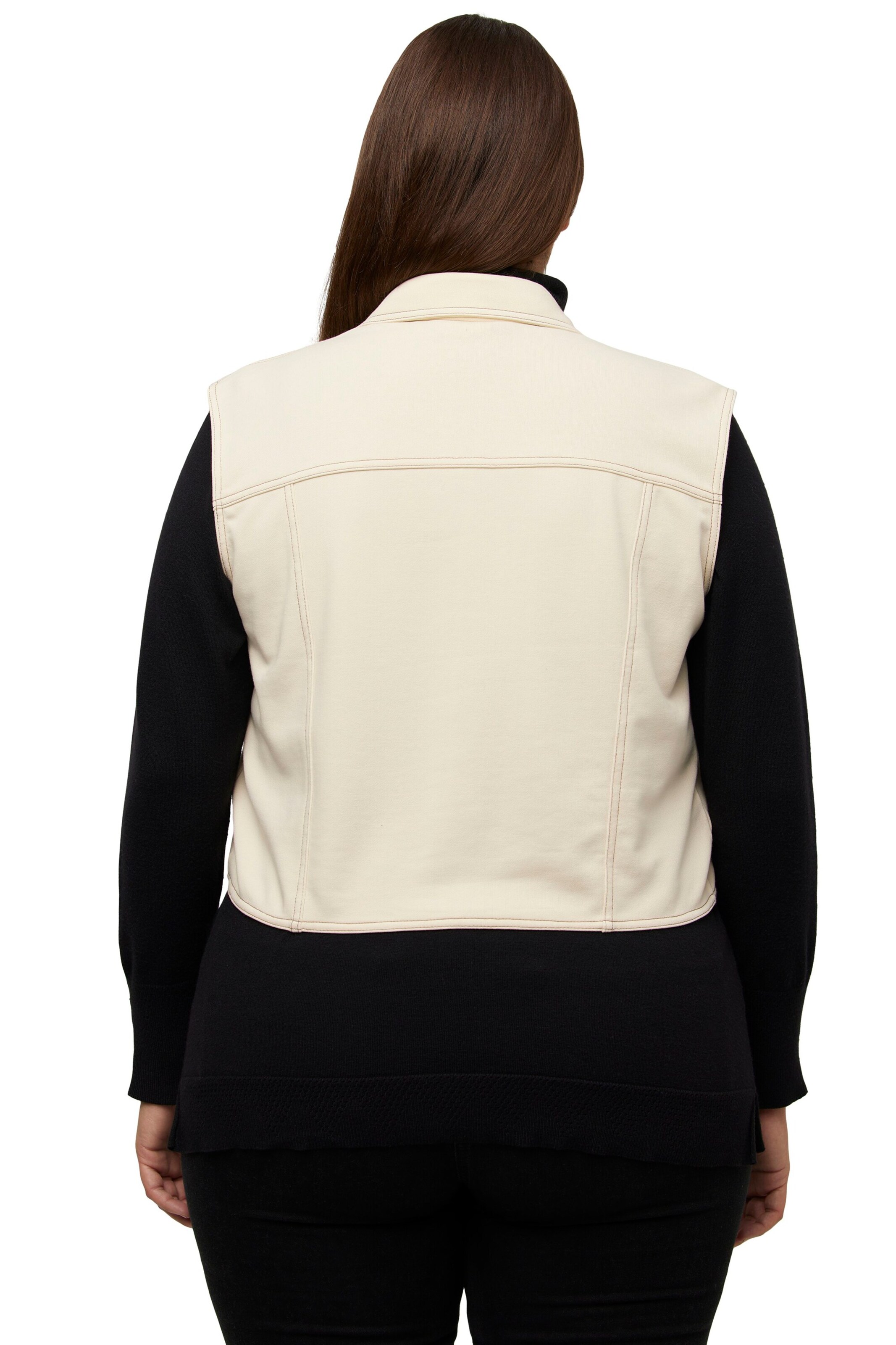 Ulla Popken Vest in Beige