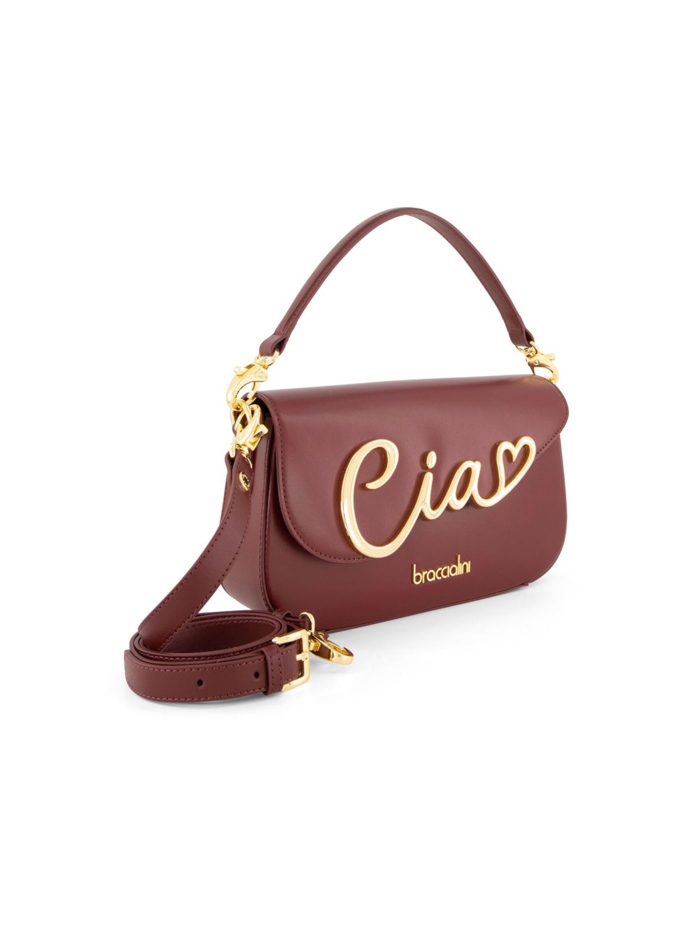 Borsa a spalla 'Ciao' di Braccialini in rosso