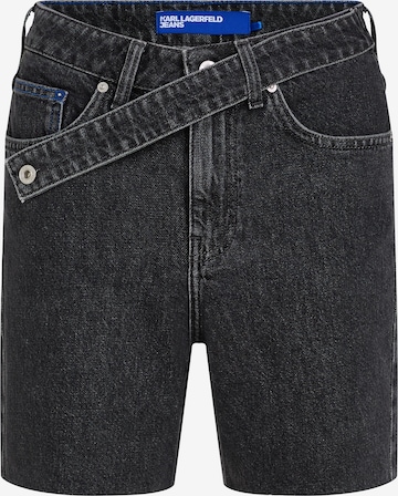 juoda KARL LAGERFELD JEANS Standartinis Džinsai: priekis