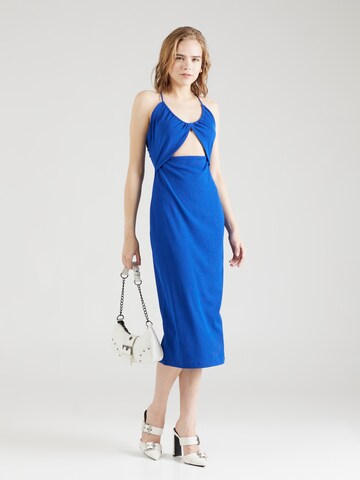 Calvin Klein Jeans Štandardný strih Letné šaty - Modrá: predná strana