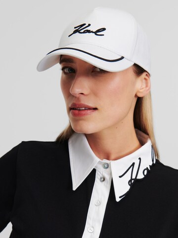 Karl Lagerfeld Cap in Weiß