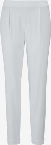 Pantalon à pince MADELEINE en blanc : devant