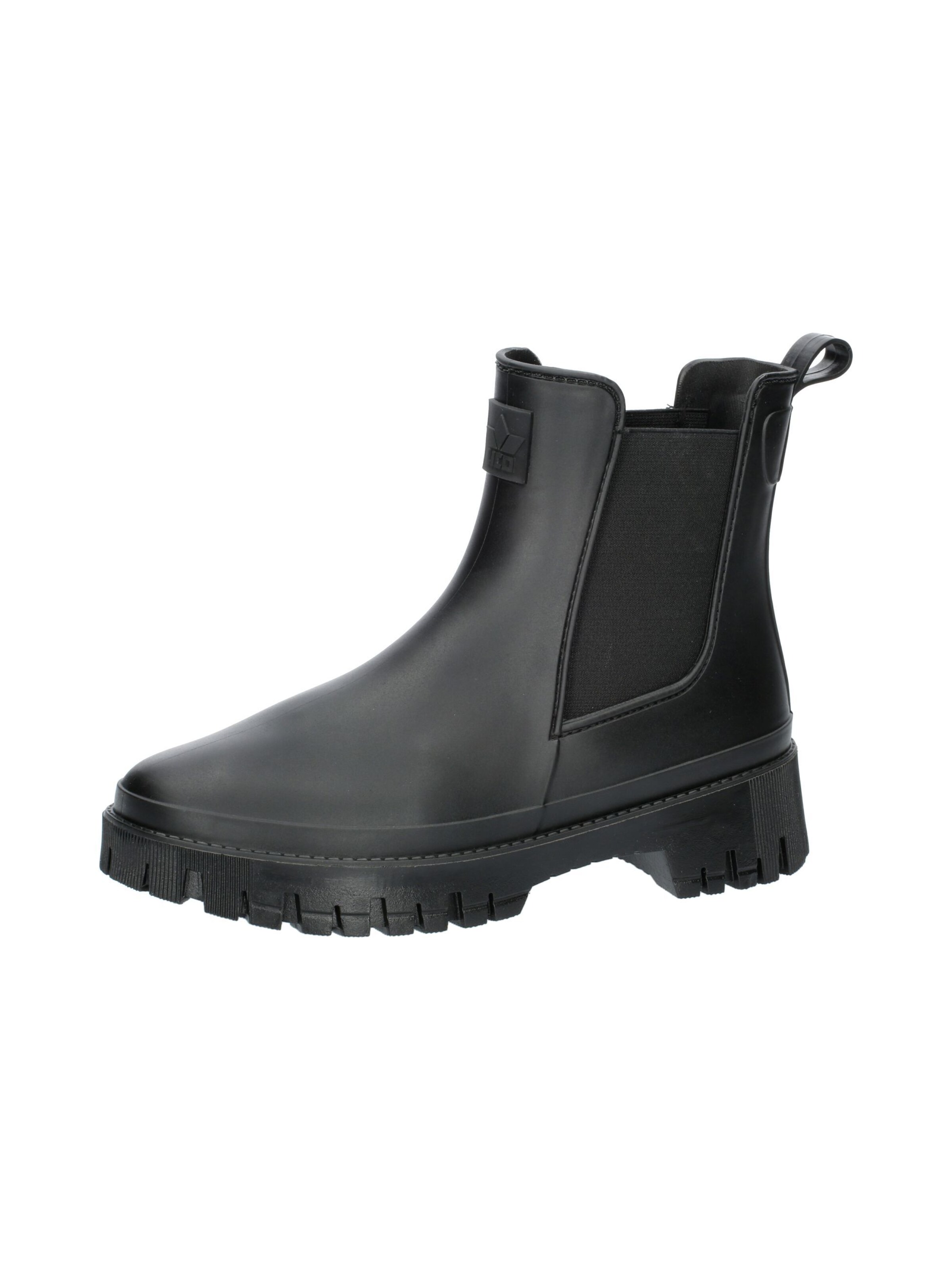 LICO Rubber Boots 'Toja' in Black: front