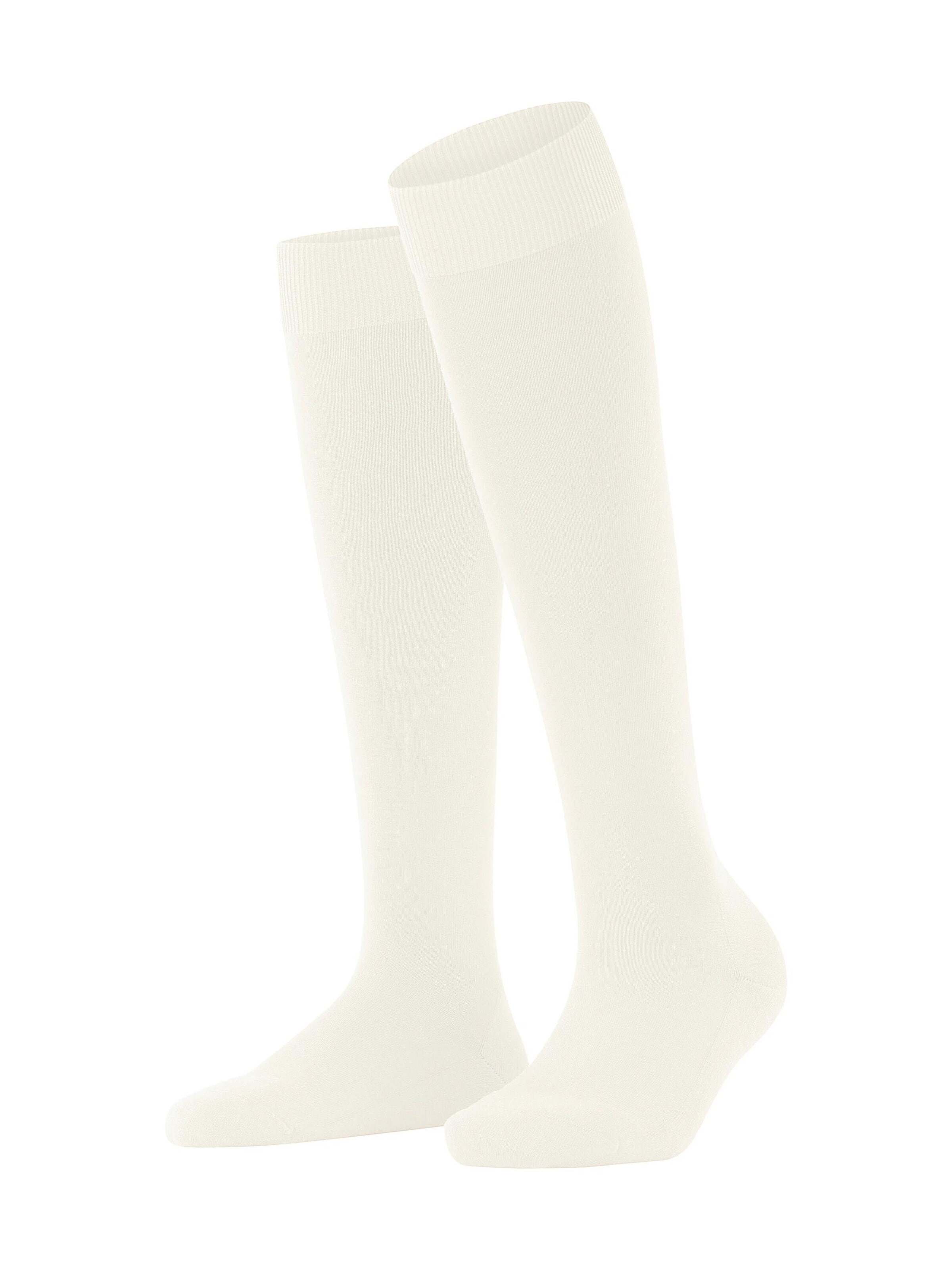 FALKE Kniestrümpfe 'ClimaWool'‌‌‌‌‌‌ in Weiß: Vorderseite