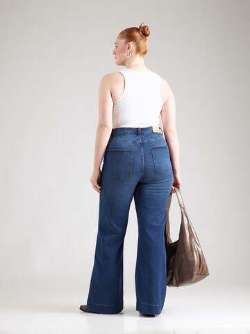 Noisy May Curve Расклешенный Джинсы 'NMROOXY' в Синий