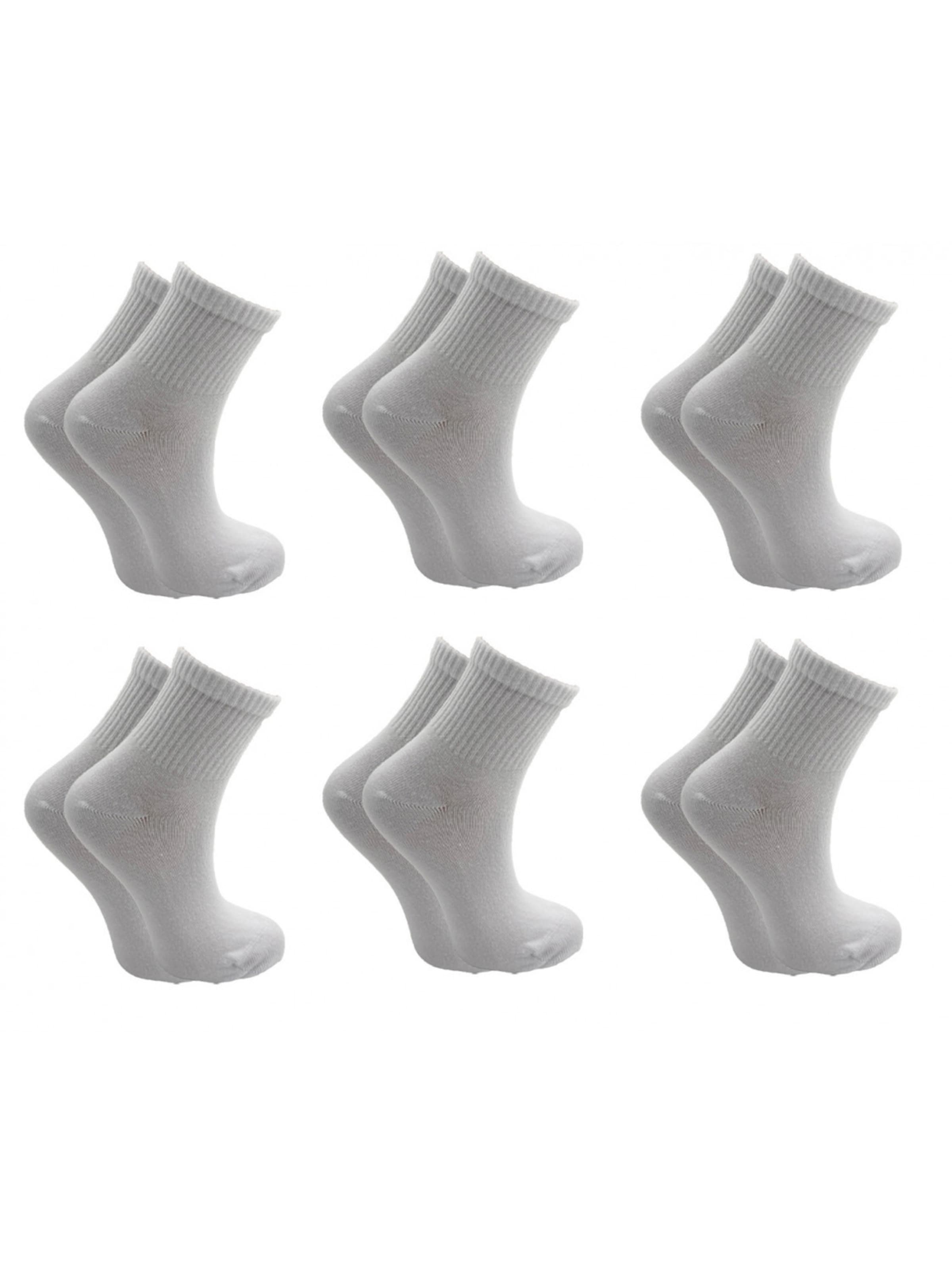 El Sueno - Calcetines 'Quarter Sportsocken' en blanco: frente
