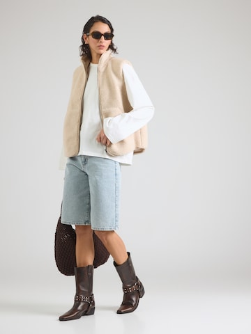 Gilet 'VMJOSEFINE' VERO MODA en beige