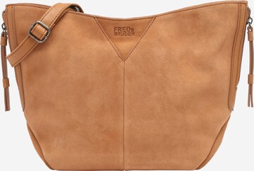 FREDsBRUDER Shoulder Bag 'Grynn' in Brown