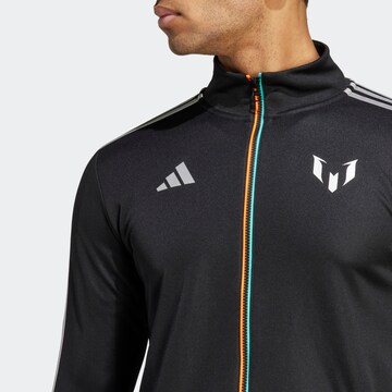 ADIDAS PERFORMANCE Sportjacka 'Messi ' i svart