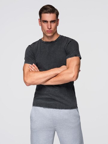 T-Shirt Ombre en noir