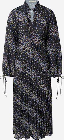 Robe-chemise Oasis en noir : devant