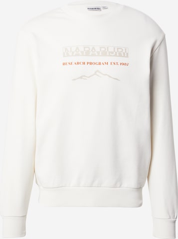 NAPAPIJRI - Sweatshirt 'BANEM' em branco: frente