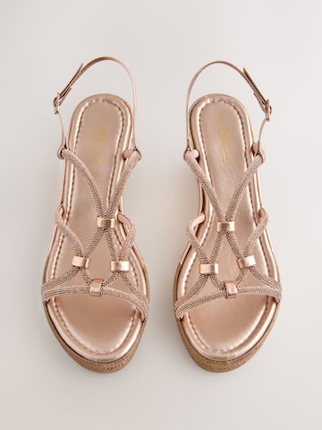 Next Sandalen met riem 'Forever Comfort' in Goud