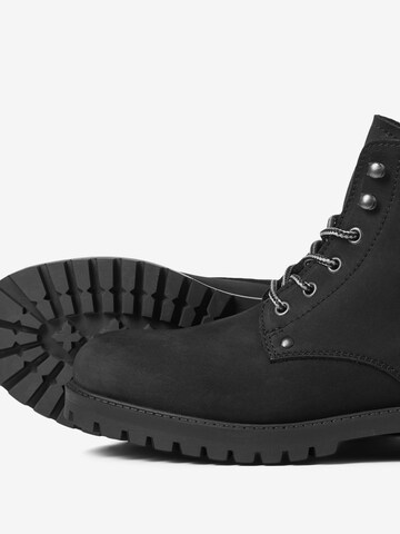 JACK & JONES Lace-Up Boots in Grey
