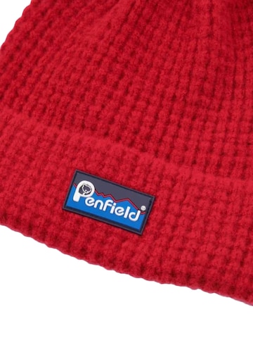 Bonnet 'WAFFLE BEANIE HAT EQUESTRIAN RED' PENFIELD en rouge