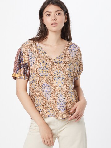 OBJECT Blouse 'SKYLAR' in Brown: front