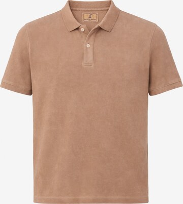 Gassa d'Amante Poloshirt 'Venezia' in Braun: Vorderseite