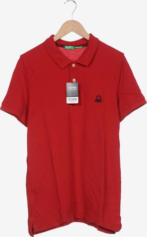 UNITED COLORS OF BENETTON Poloshirt XL in Rot: predná strana