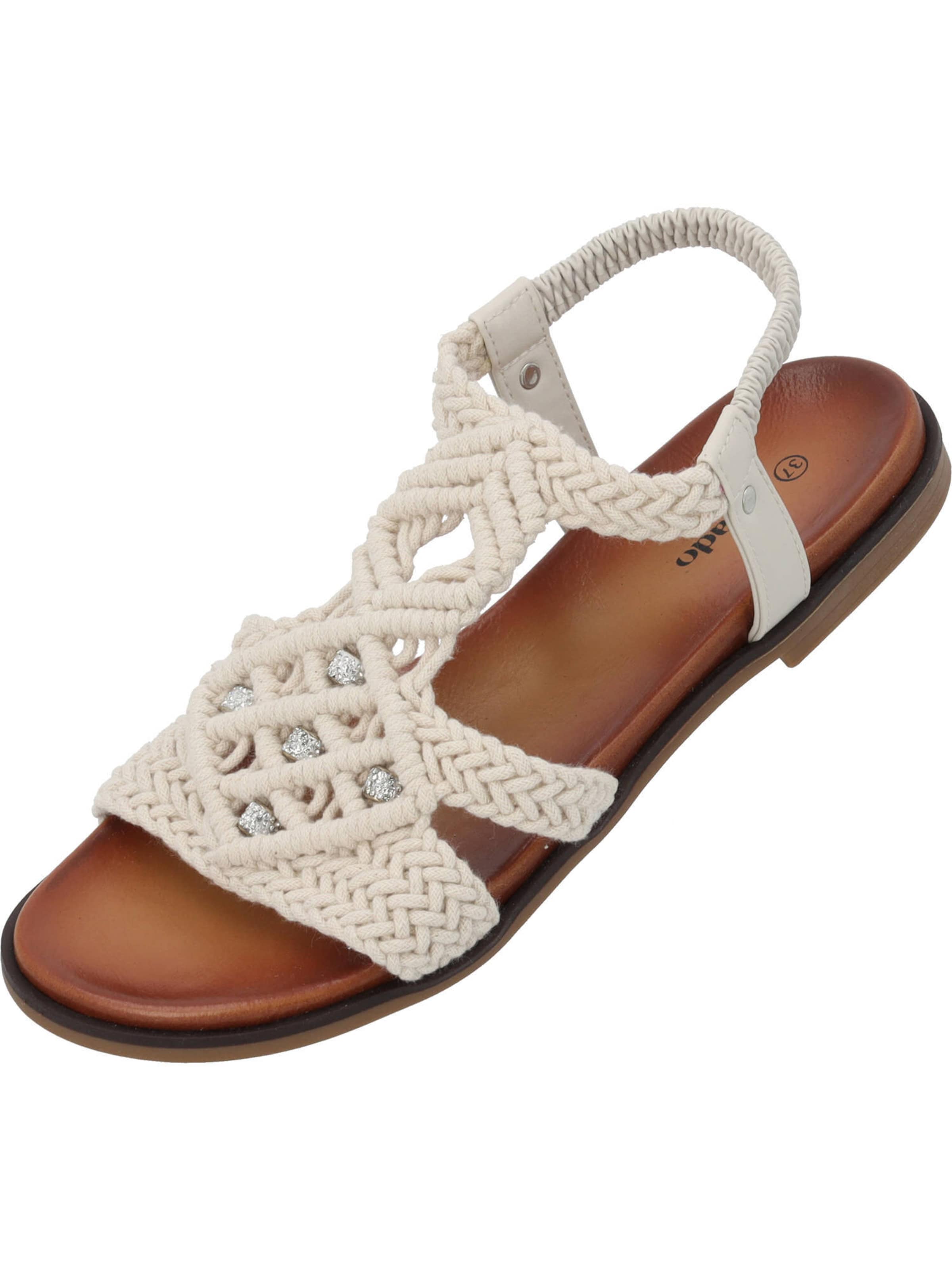 Palado Sandaal 'Fathana' in Beige: voorkant