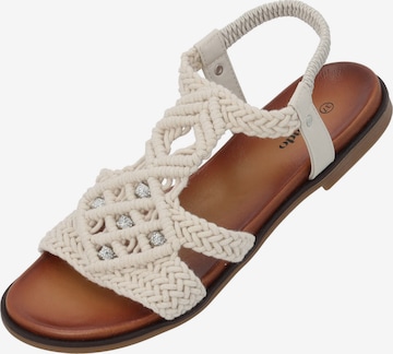 Palado Sandaal 'Fathana' in Beige: voorkant