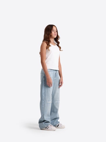 Solang Regular Hose Denim lässiger Schnitt in Blau