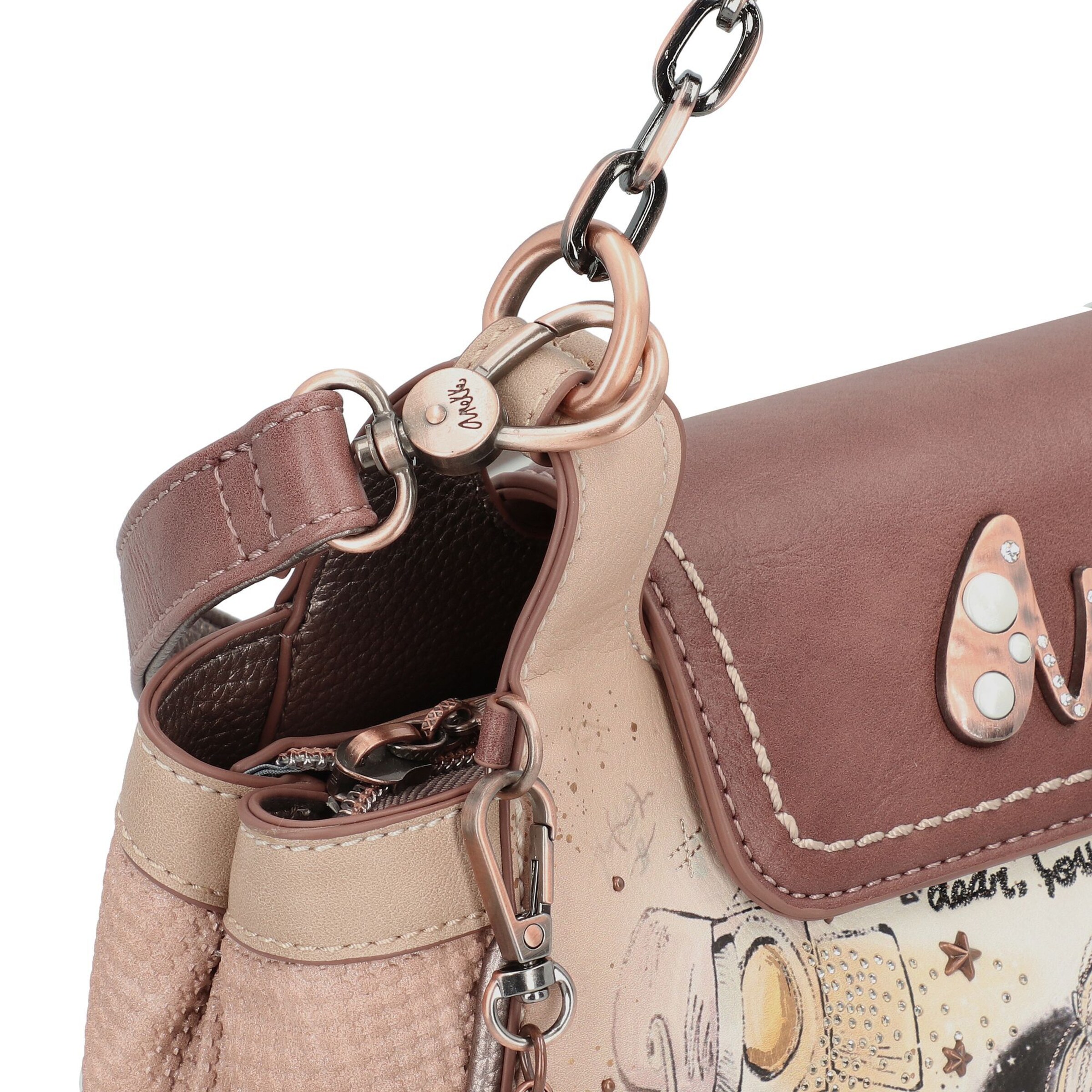 Anekke Handtasche 'Hollywood' in Beige