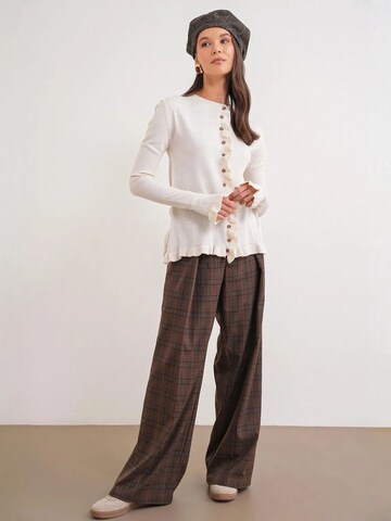 MixRay Strickjacke in Weiß