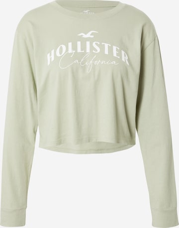 HOLLISTER Μπλουζάκι σε πράσινο: μπροστά