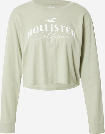 Marškinėliai iš HOLLISTER, spalva – šviesiai žalia / balta, Prekių apžvalga