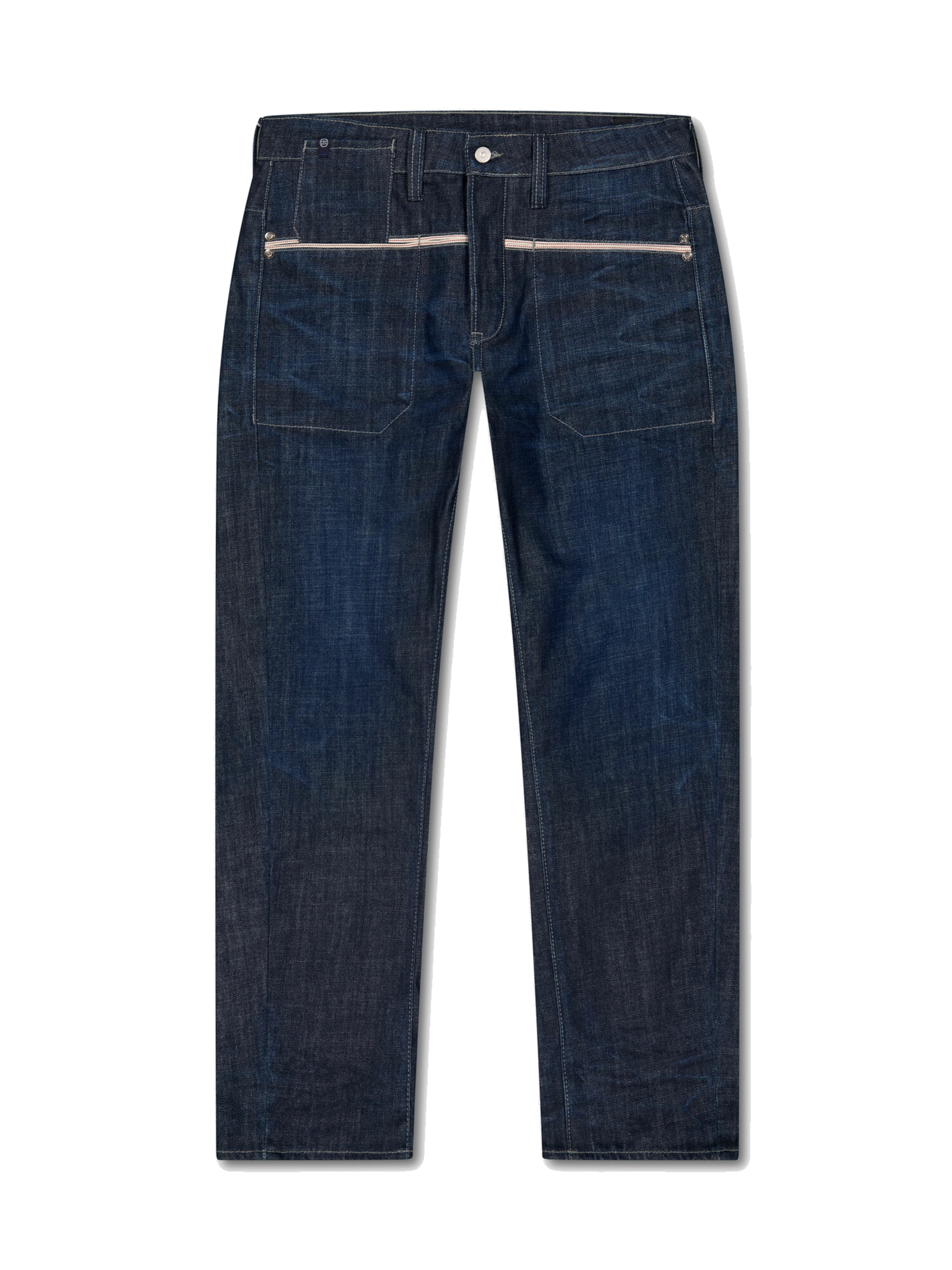 Le Temps Des Cerises Regular Jeans in Blauw: voorkant