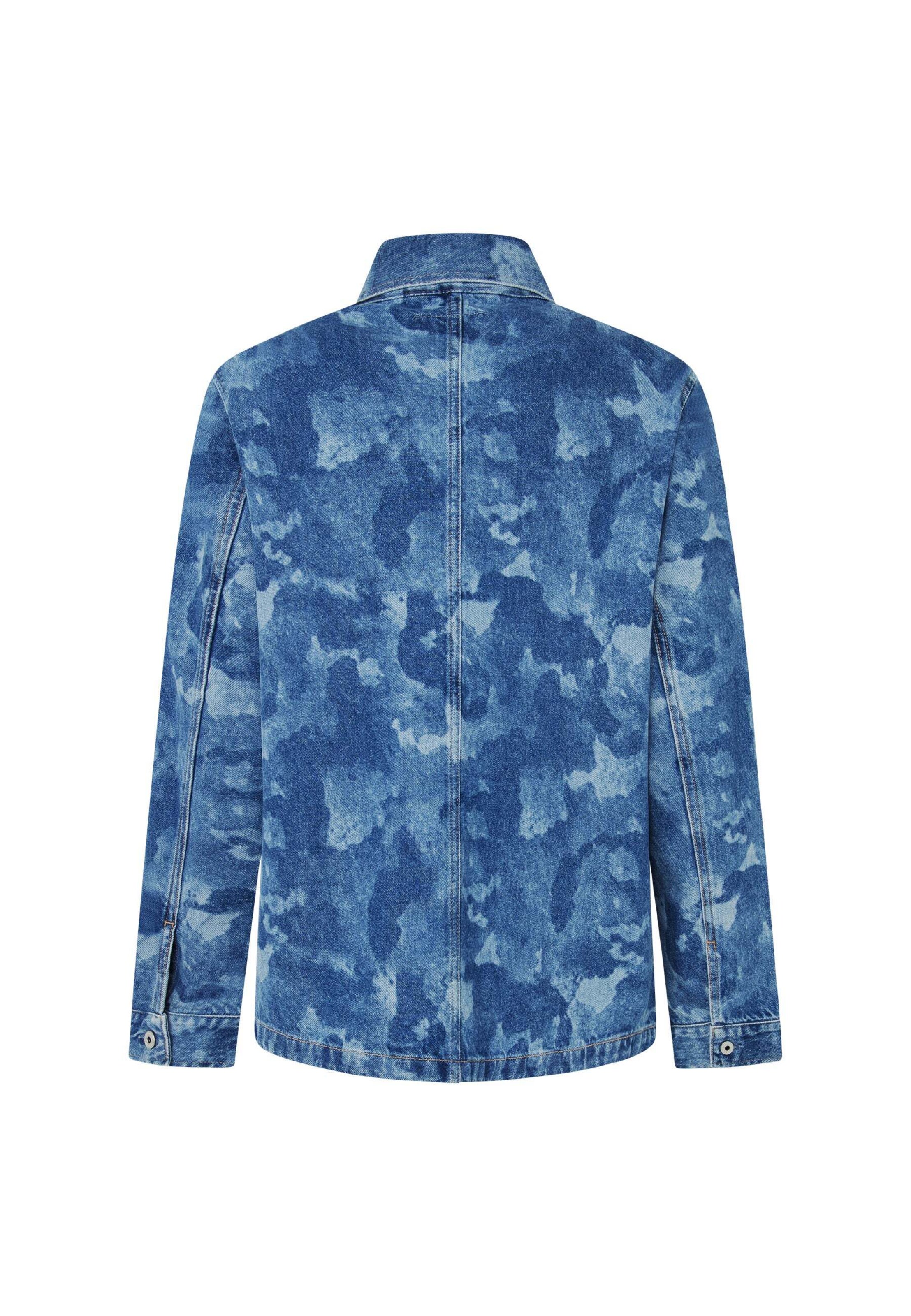 Pepe Jeans Regular fit Button Up Shirt 'EATON' in Blue