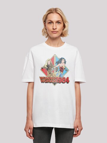 T-shirt oversize 'DC Comics  Wonder Woman 84' F4NT4STIC en blanc : devant