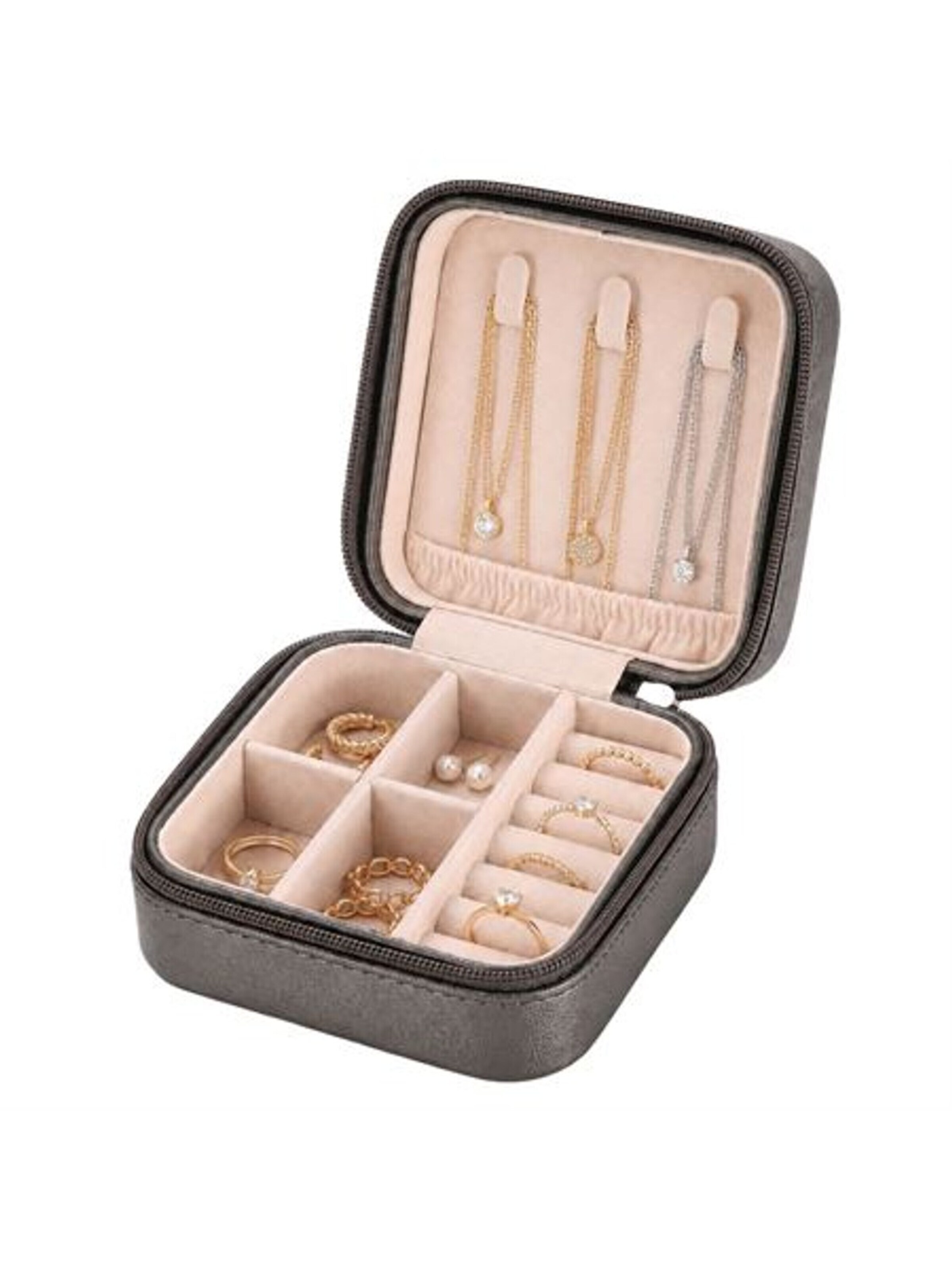 Portagioie di UNIQ Beauty in grigio: frontale