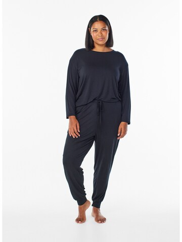 melns Zizzi Pidžamas krekls 'Hildur'