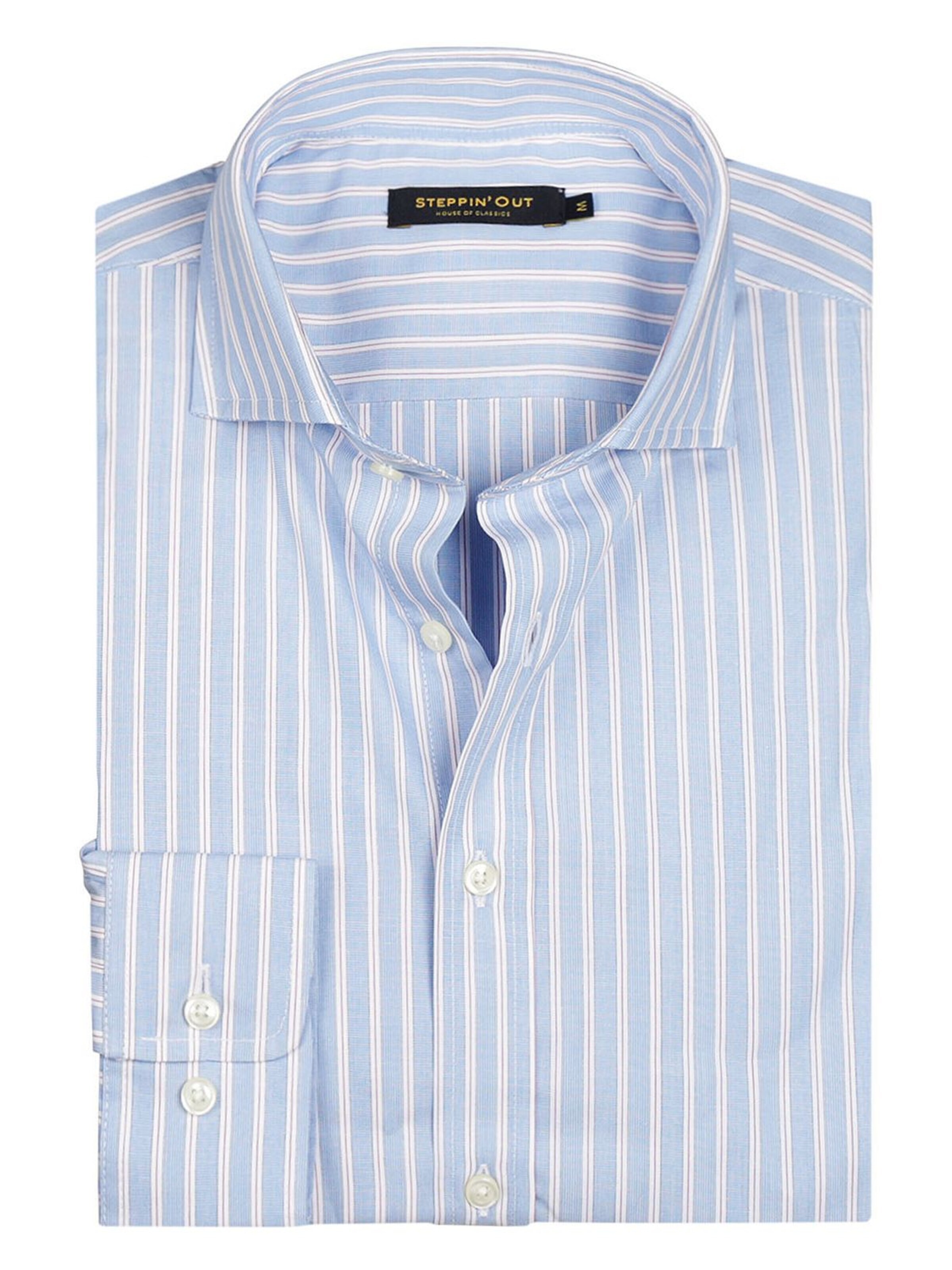Coupe regular Chemise Steppin' out en bleu